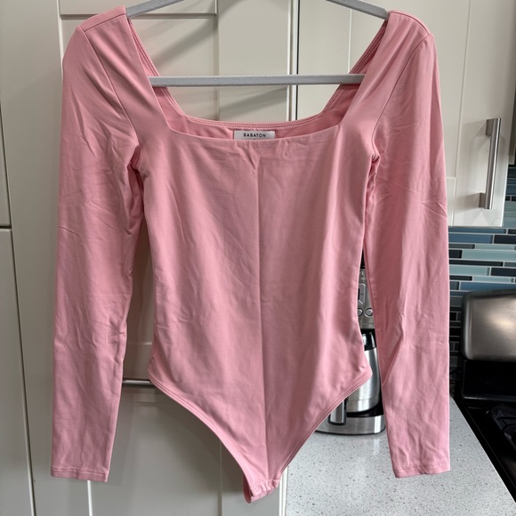 Aritzia Tops - Aritzia Babaton Contour Square neck long sleeve bodysuit